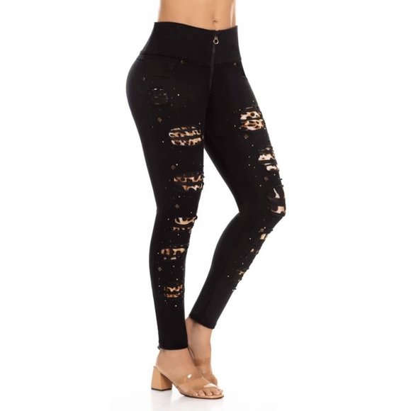 LUJURIA JEANS Colombianos PUSH UP Colombian Jeans BUTT LIFT Ref 707957 - Picture 3 of 11